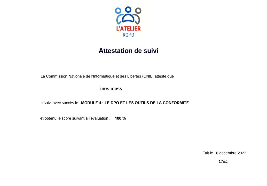 Certif 4